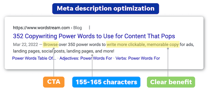 SEO meta-beschrijving optimalisatie